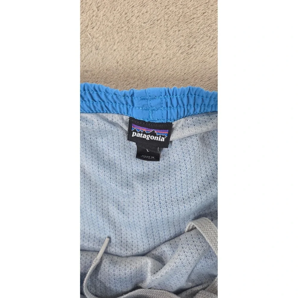 Patagonia Baggies Shorts men size Large (XL) Blue Lined 5
